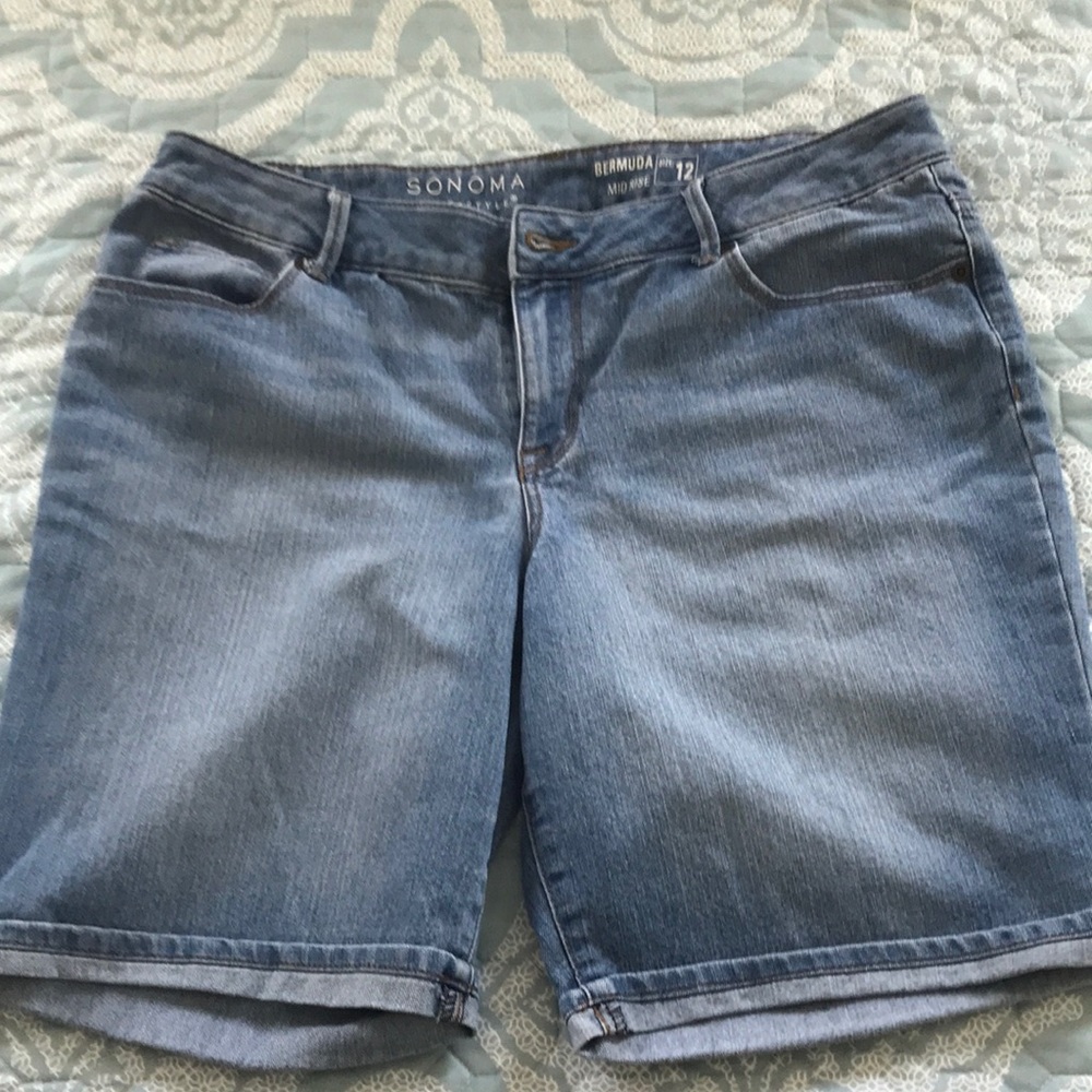 Sonoma Life+Style Bermuda denim shorts